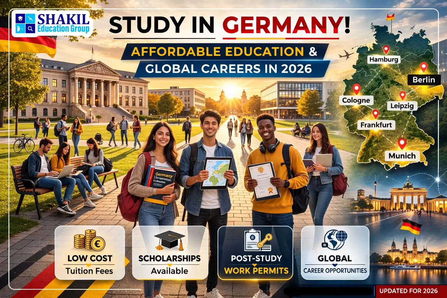 Thumbnail for 15 Cheapest Universities in Germany for International Students in 2026