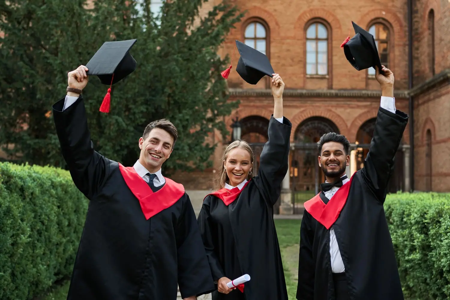 students enjoying their convocation