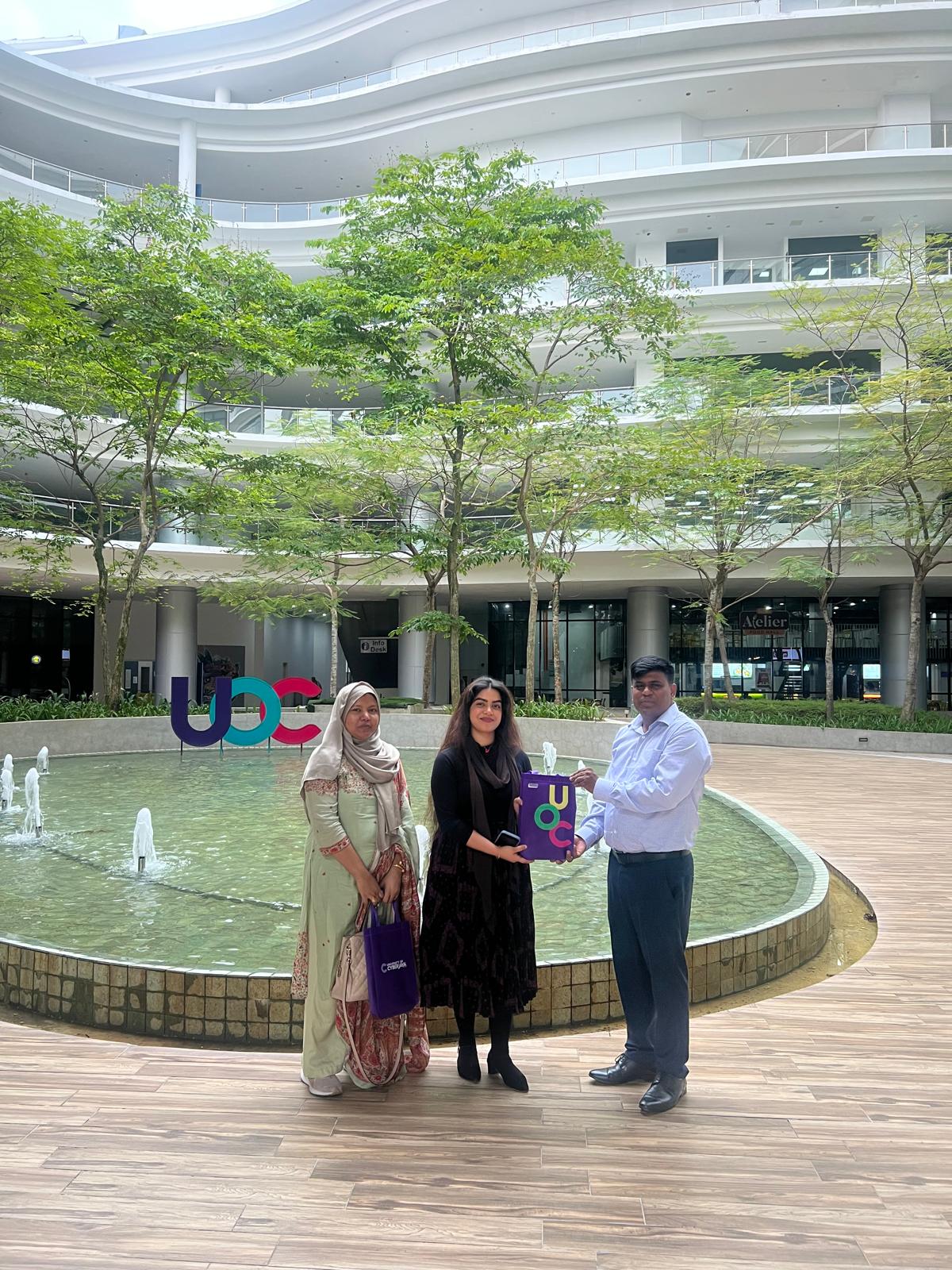 visiting to university of cyberjaya