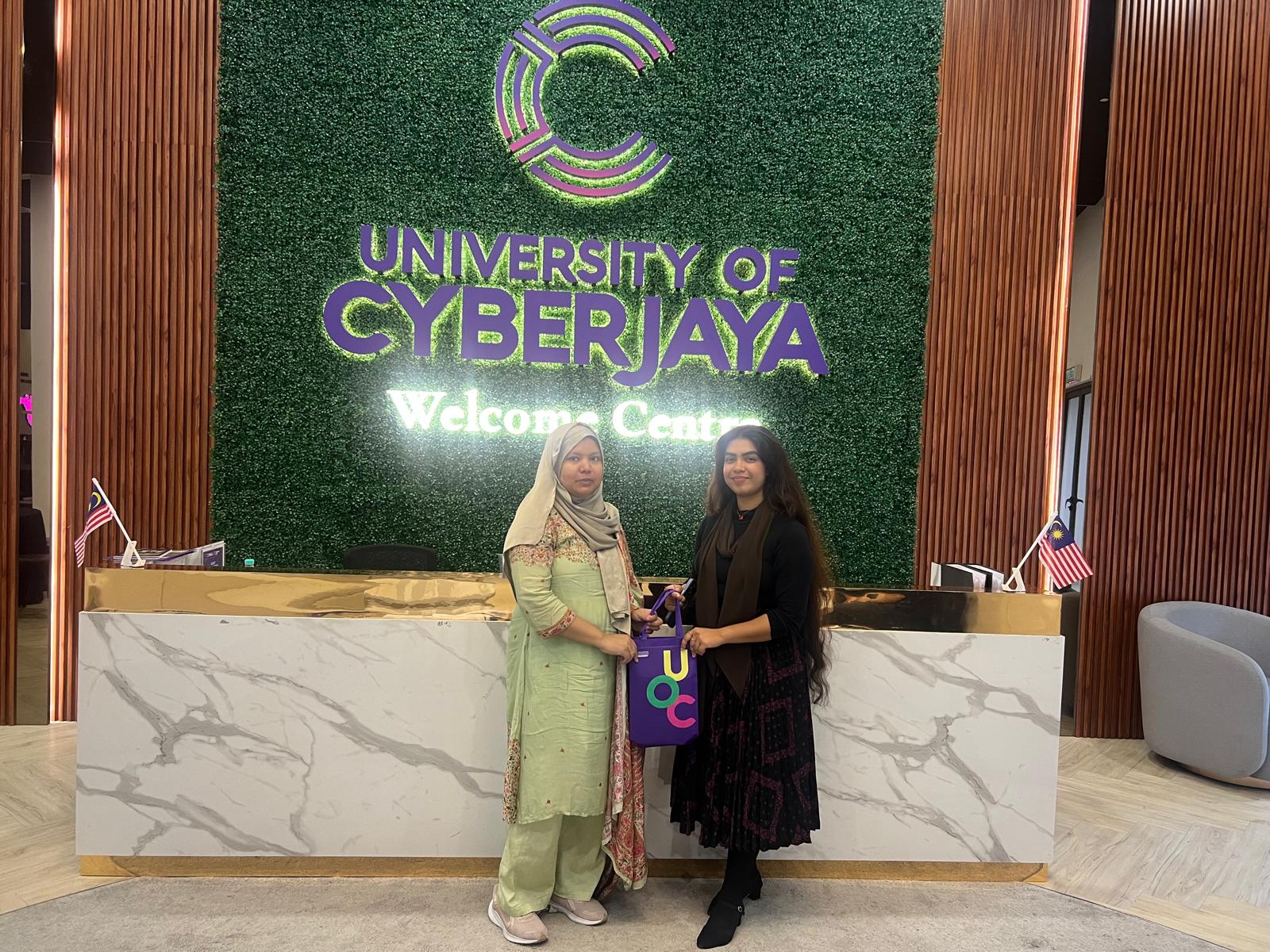 visiting to university of cyberjaya