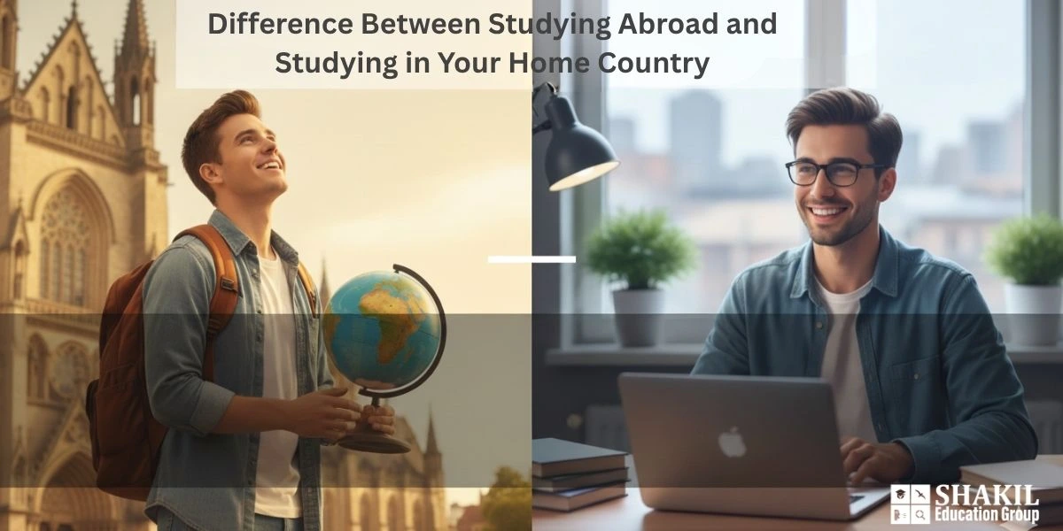 Studying Abroad and Studying in Your Home Country Banner