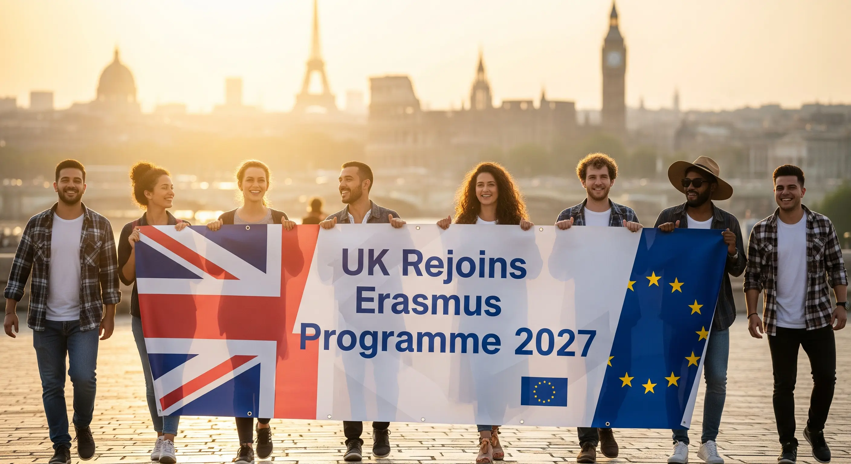 Thumbnail for Erasmus Program in UK 2027: UK Rejoins Erasmus Guide for Bangladeshi & International Students