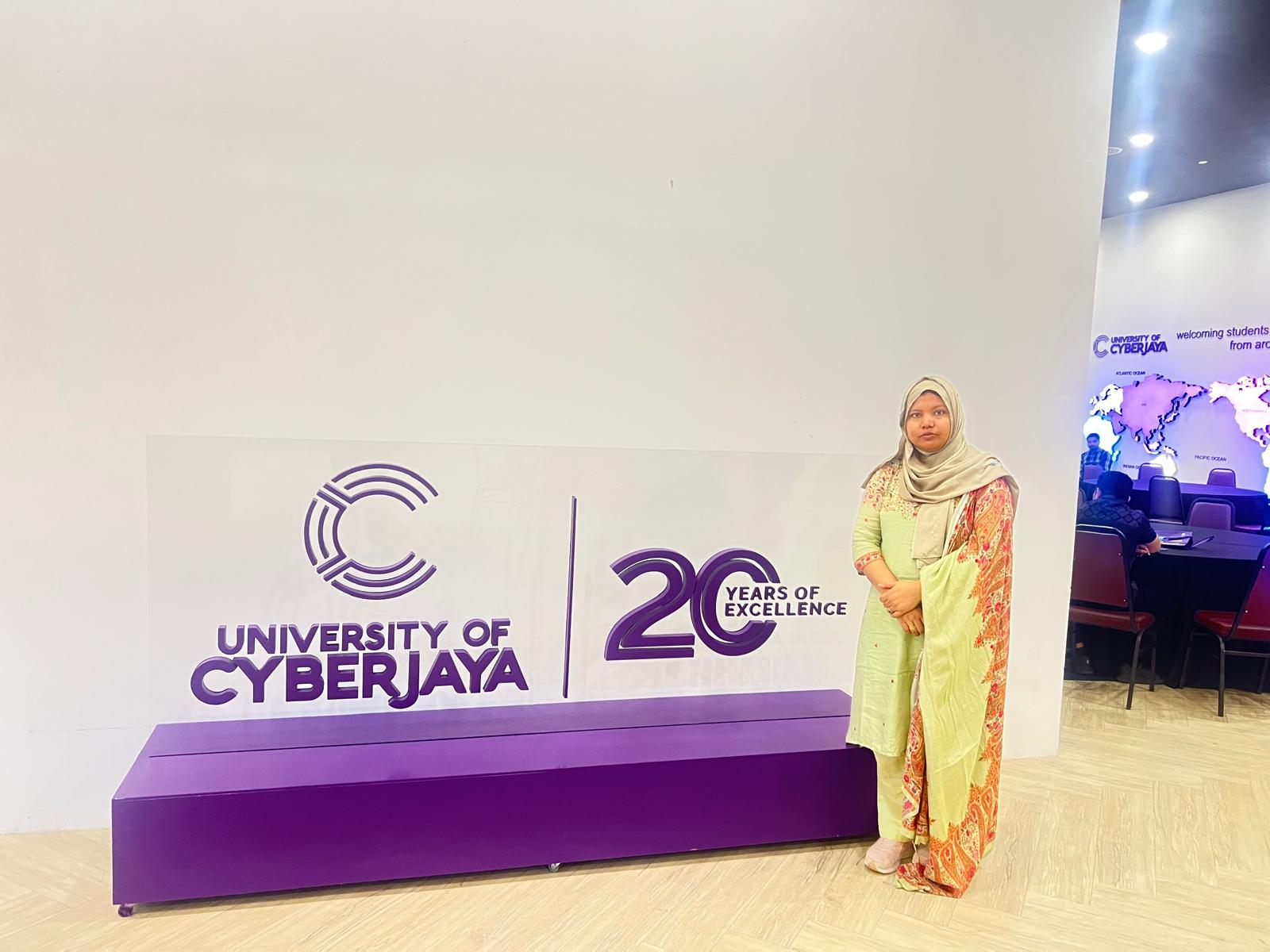 visiting to university of cyberjaya