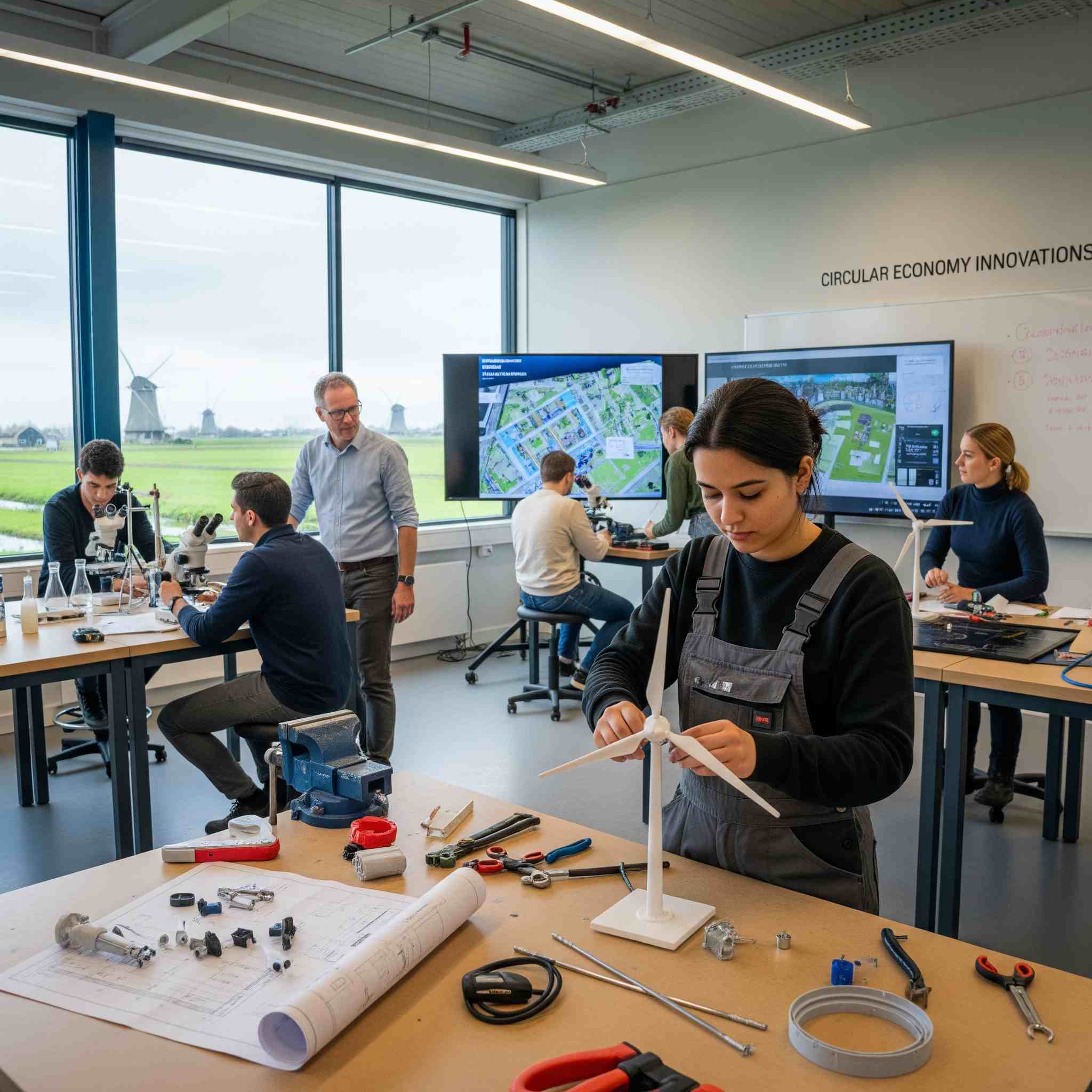 study in the classroom